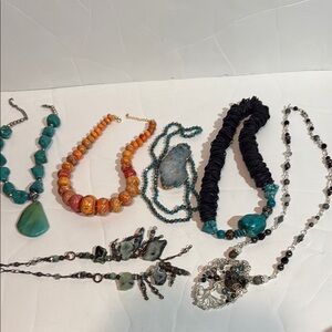 Elegant Multicolor Beaded Necklace Set